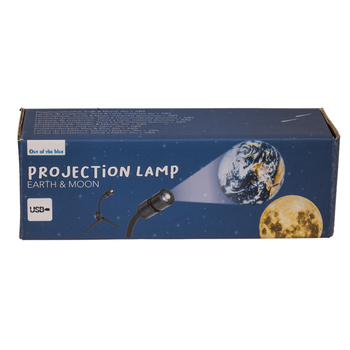 Projection lamp, Earth & Moon, alu + ABS material, - Image 2