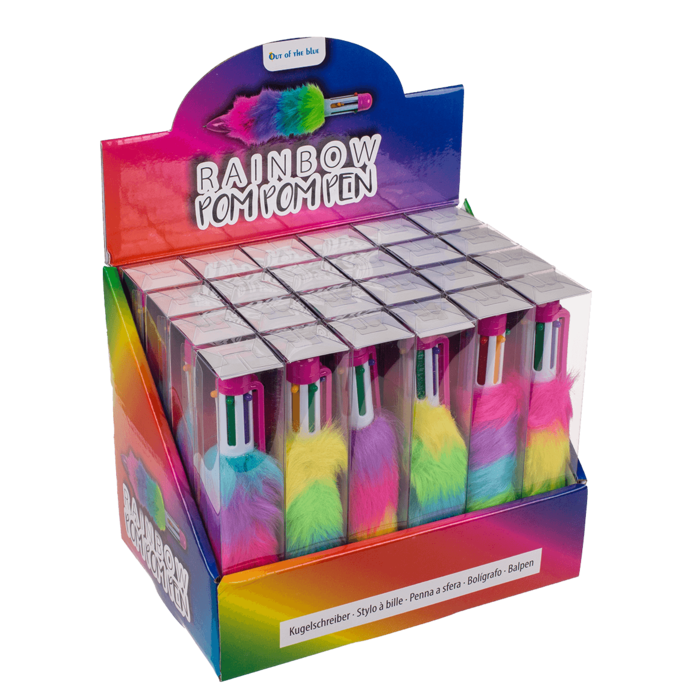 Pen, Plush Rainbow, - Image 4