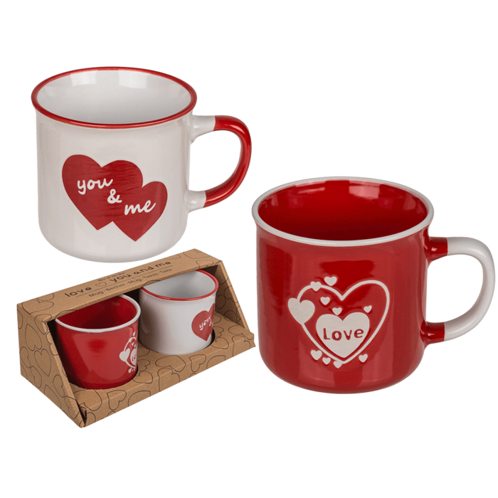 Mug, "Love" & "You & Me",