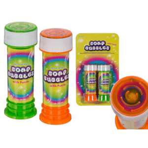 Soap bubbles with puzzle,
