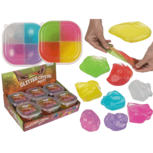 Glitter Crystal Putty, approx. 120 g,