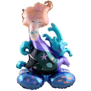 Standing Foil Balloon - Mermaid - 55 x 80 cm
