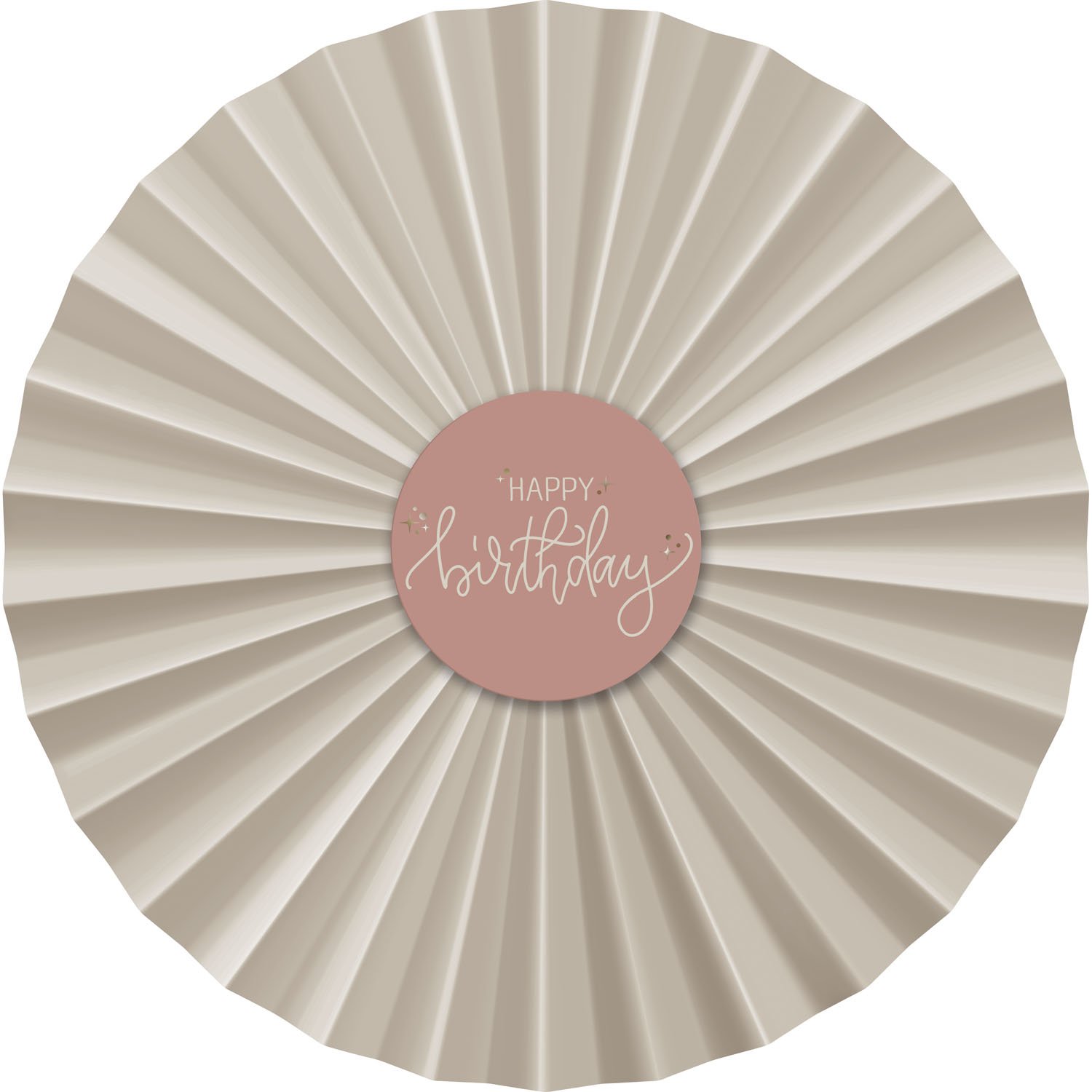 Deco Fan Set - Crème Rose - 3 pieces - Image 2