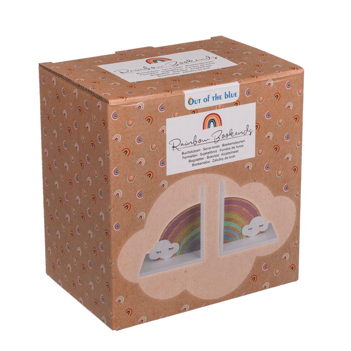 Bookends, Rainbow with cloud, - Image 3