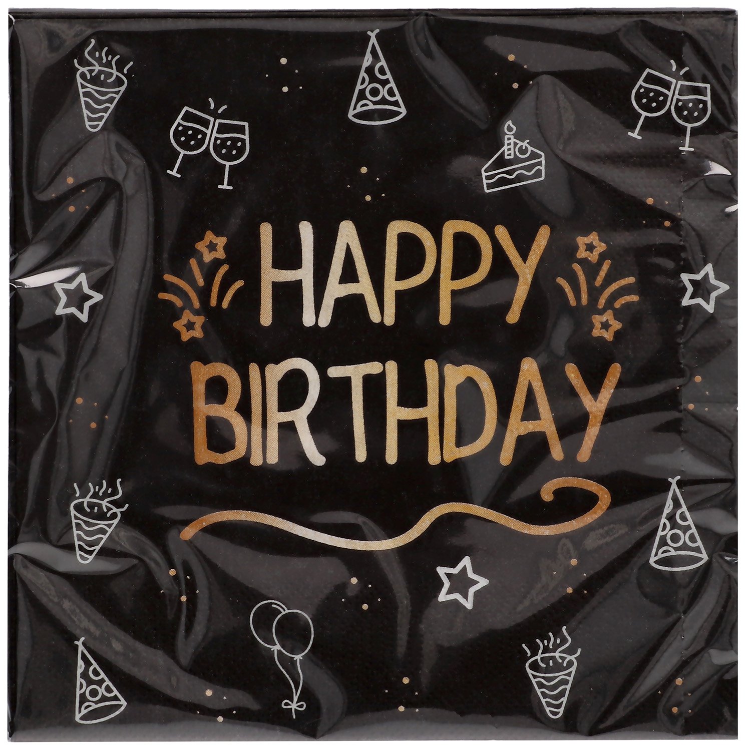 Napkins - Shining Glam - 33 x 33 cm - 16 pieces - Image 3