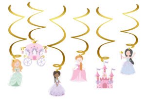 Hanging Decoration - Pretty Princess - 6 pieces