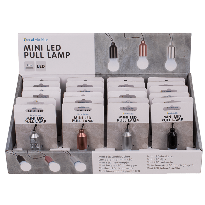 Mini LED pushing lamp, ca. 5 cm, 3 colours ass., - Image 2