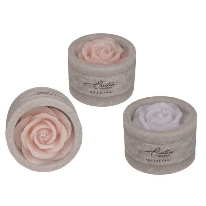 Candle, rose,