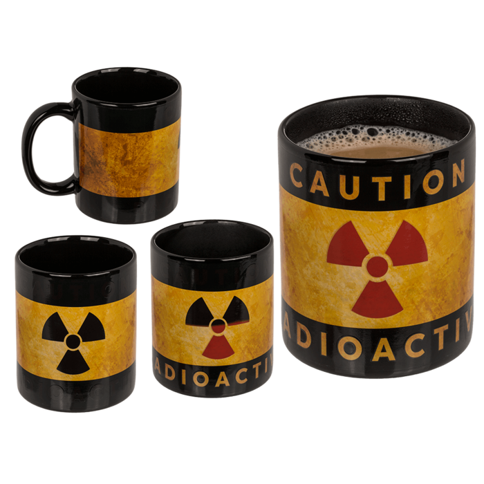 Mug, Nuklear, ca. 9 x 8,5 cm, stoneware,