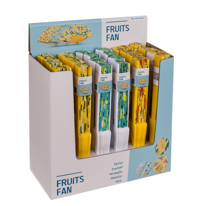 Plastic fan, fruits, - Image 3