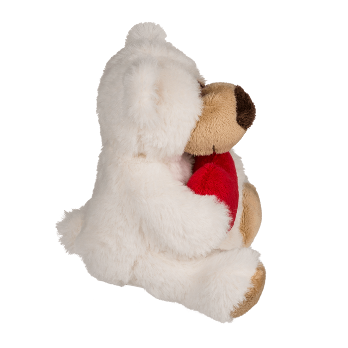 Plush bear with red heart, Big Love, - Image 4
