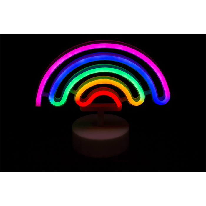 Neon light, Rainbow, ca. 25 x 10 x 17,5 cm, - Image 3