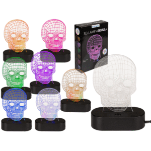3D-Lamp, Skull,