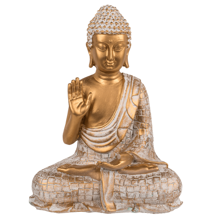 Decortion figurine, Buddha, ca. 16,5 x 10 x 21 cm, - Image 4