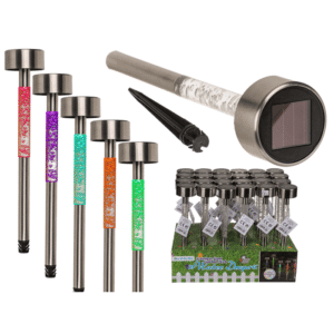 Stainless steel garden stick, water drop,