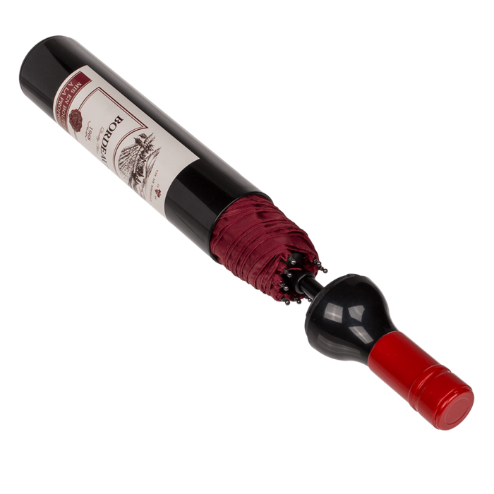 Pocket Umbrella, Wine Bottle, - Image 4