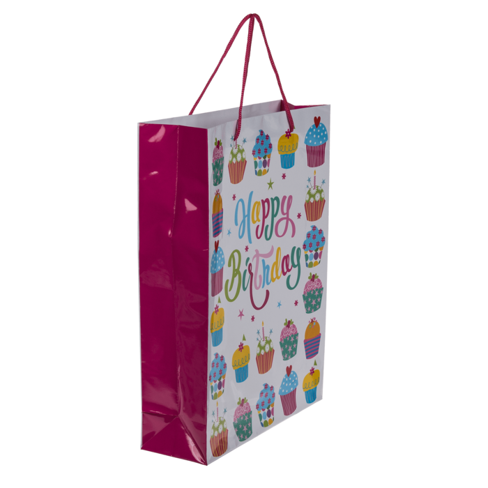 Paper Gift bag, Happy Birthday, - Image 2