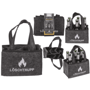 Felt bottle bag with 6 compartments, - 71/2656#