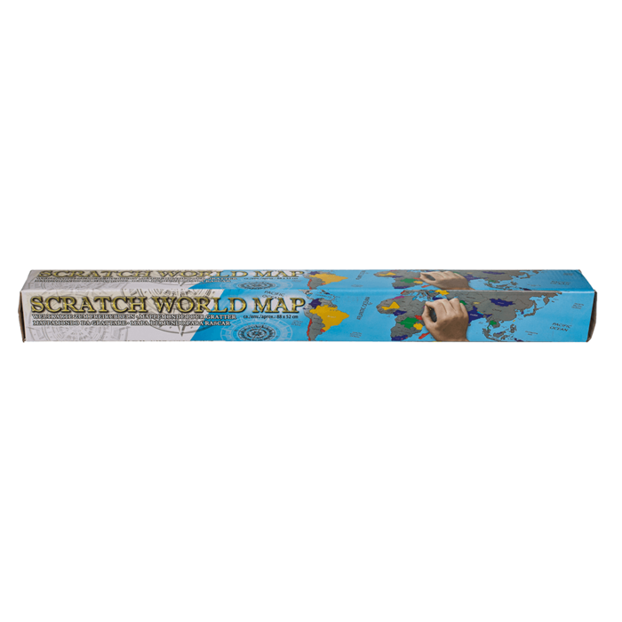 World map for scratching, - Image 4