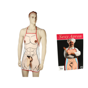 Kitchen apron, Male Body with Plush Penis,