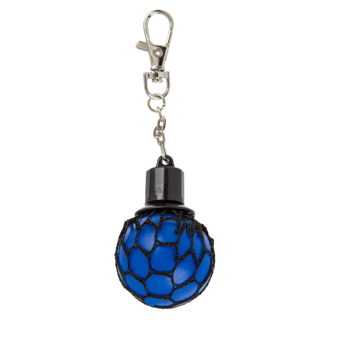 Metal keychain, Squeeze ball in net, - Image 3