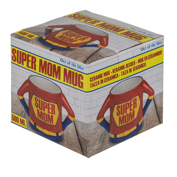Mug, Super Mom, - Image 3
