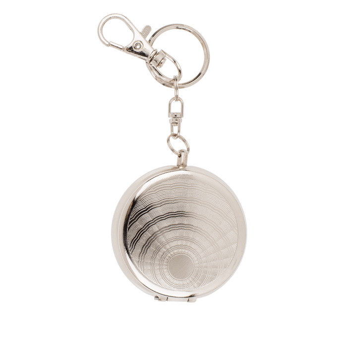 Metal pocket ashtray with key ring & carabiner, - Image 3