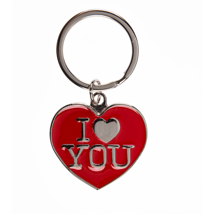 Metal keychain, I love you, - Image 3
