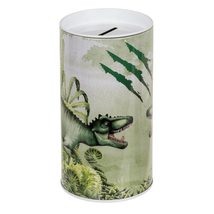 Tin Metal Money Bank, Dinosaur, - Image 4