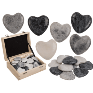 Natural Stone Heart, Worry Hearts,