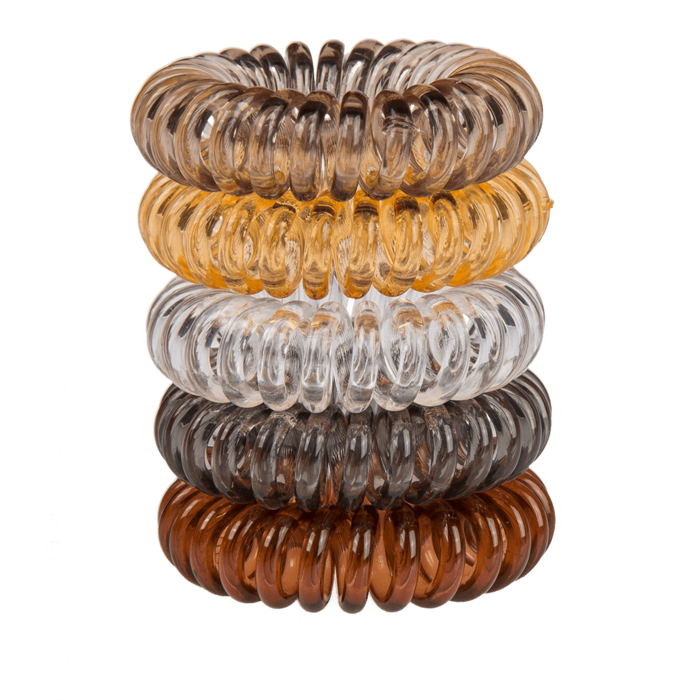 Plastic hair ribbon, Telephone cord, - Image 3