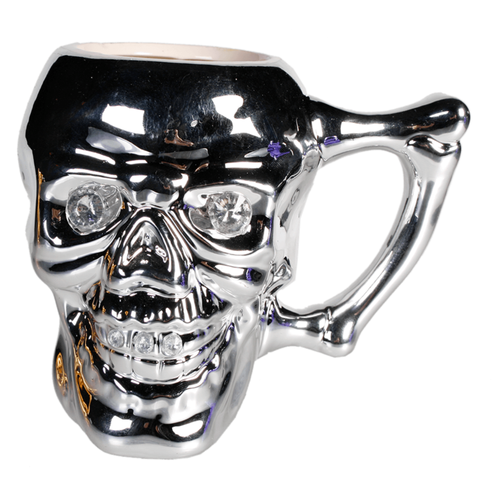 Mug, Skull with crystal stones, - Image 4