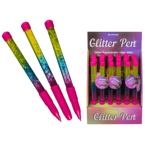 Plastic pen, Liquid Glitter,
