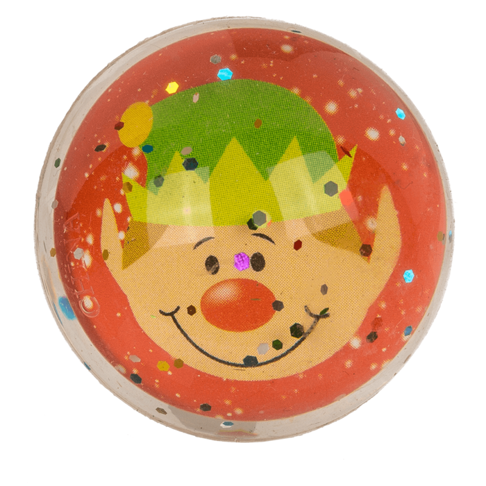 Glitter bouncing ball, Joyful Xmas Jumpers, 4 cm, - Image 4