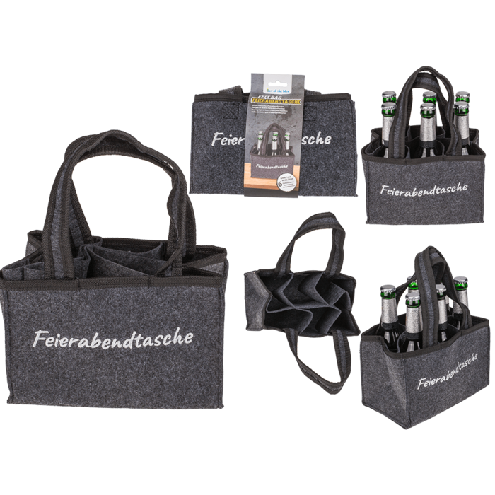 Felt Bottle Bag - Feierabendtasche Design