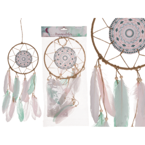 Dream catcher with mandala & pastel colored