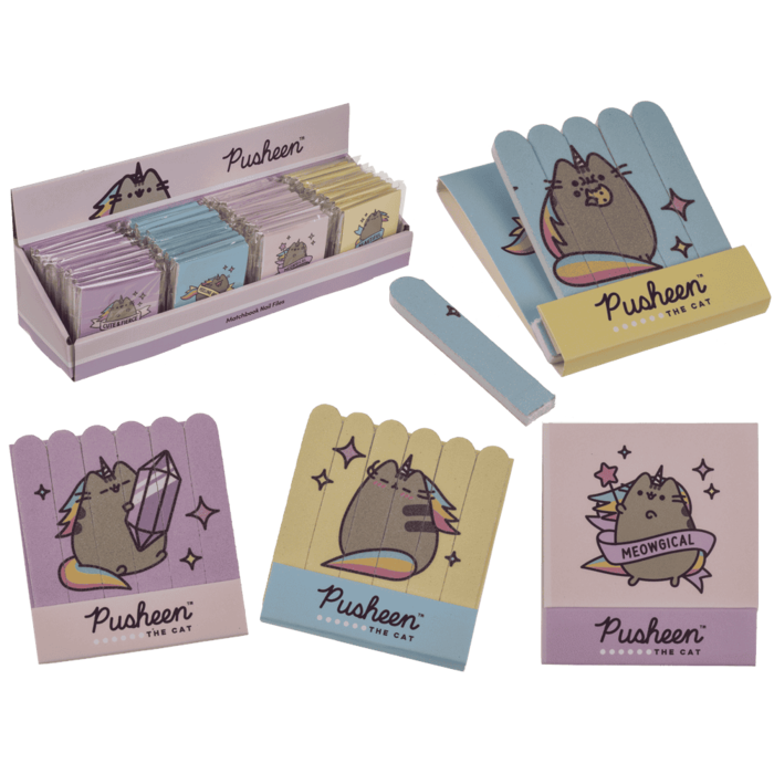 Matchbox nail files, Pusheen,