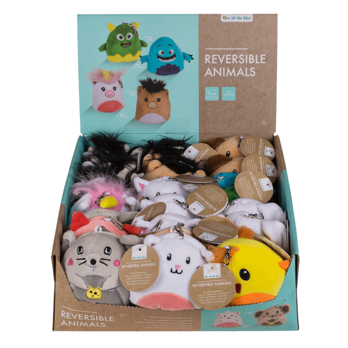 Reversible Animals with carabiner, ca. 9 cm, - Image 2