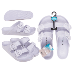 Men sandals, white, size 41/42,