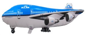 KLM Plane Foil Balloon - 95x45 cm