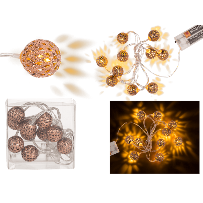 Indoor Light chain, Oriental, with 10 LED,