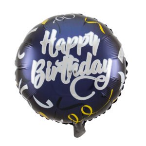 Happy Birthday Foil Balloon Stylish - 45 cm