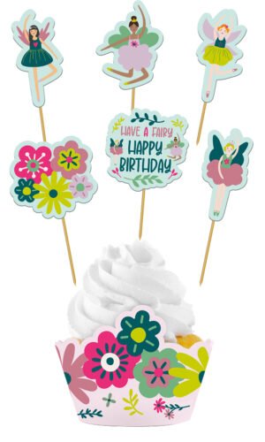 Cupcake Deco Set - Fabulous Fairy - 6 sets