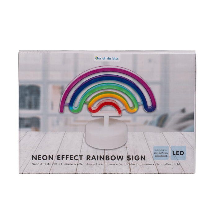 Neon light, Rainbow, ca. 25 x 10 x 17,5 cm, - Image 2
