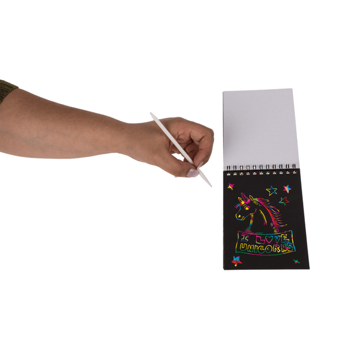 Spiral bound notepad, scratch paper, Colourful, - Image 3