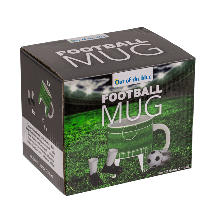 Mug, Football, incl. 2 shoes & 1 ball, - Image 2