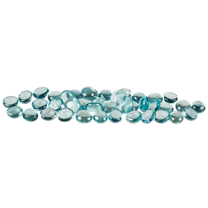 Deco glass nuggets, 6 colours ass., - Image 2