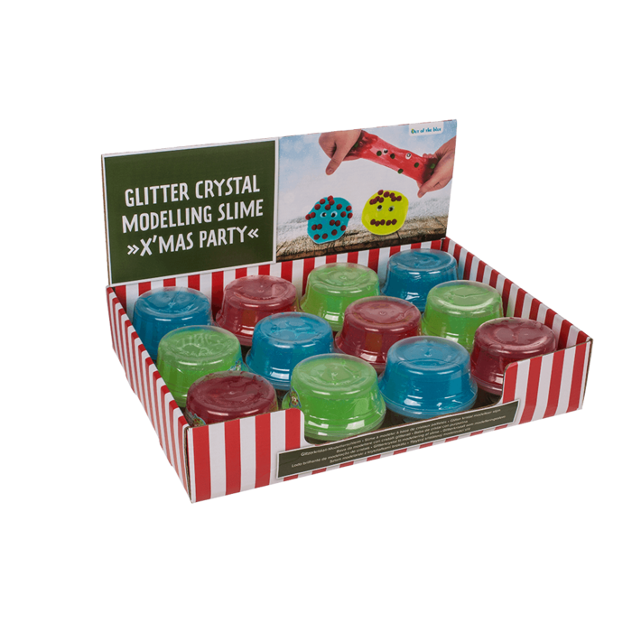 Glitter crystal modelling slime, Xmas Party, - Image 2