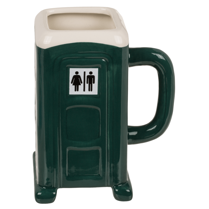 Mug, Porta Potty, 13 x 10 cm, dolomite, - Image 4