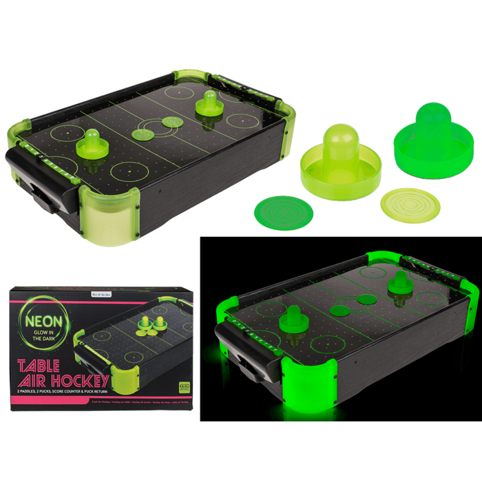 Table air hockey game, ca 49,5 x 31 x 8,7 cm,